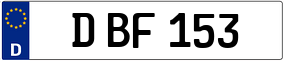 Truck License Plate